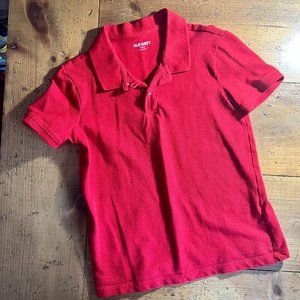 Boys Red Old Navy Polo